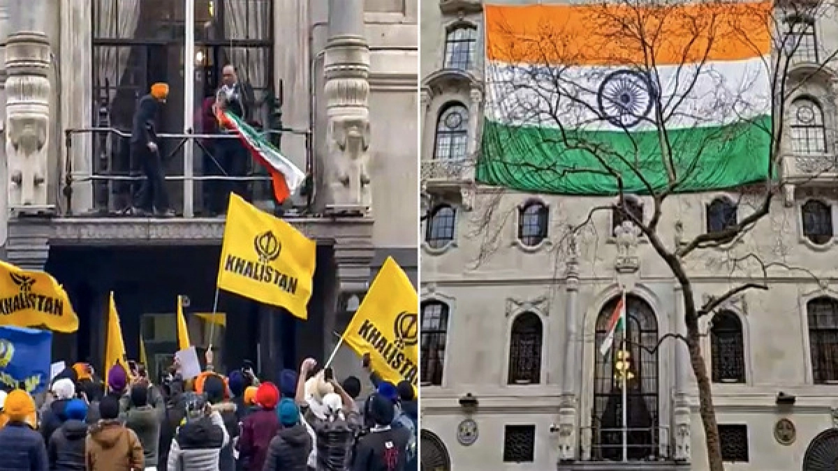 'Attack On Indian High Commission Unacceptable': UK Home Minister Warns Of Robust Action against Pro-Khalistan Protestors